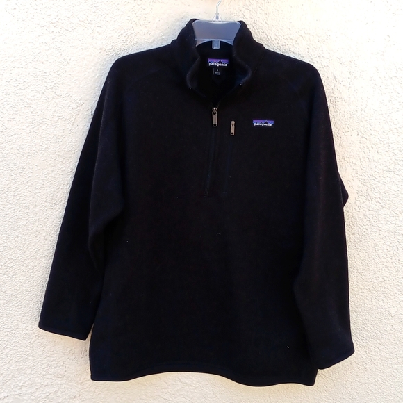 Patagonia Other - Patagonia Men's Black Zip-Up Sweater